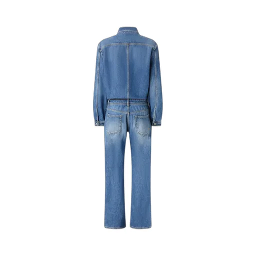 Pinko Long Denim Overalls