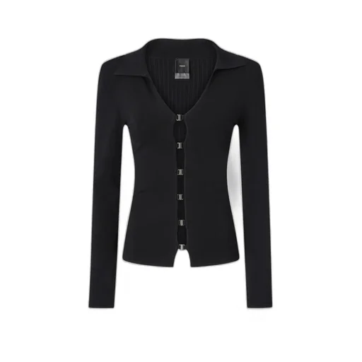 Long-Sleeved Knitted Cardigan