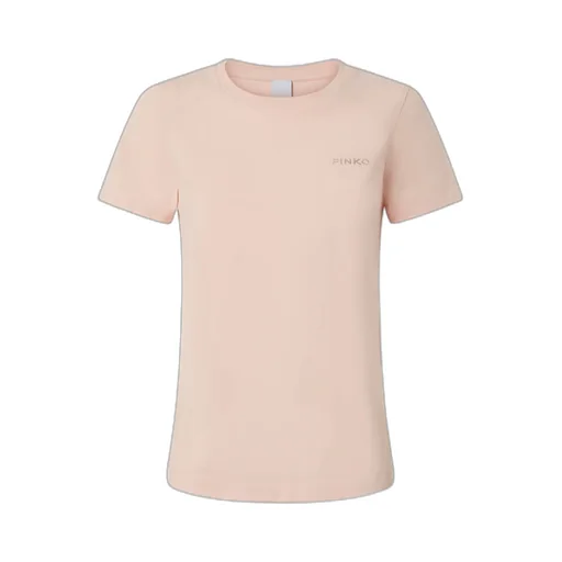 Pinko Logo Embroidered Crewneck T-Shirt