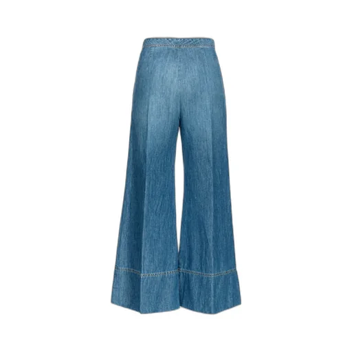 Pinko New Paolina Denim Palazzo Jeans