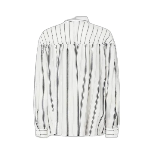 Pinko Diva Tie Detailed Striped Shirt