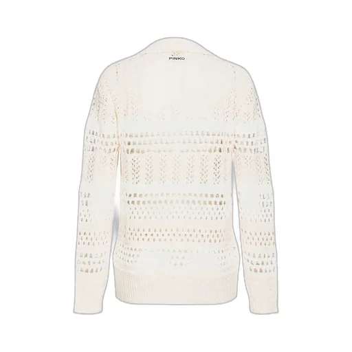 Pinko Openwork Spread Collar Jumper