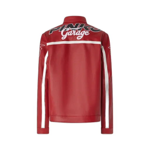 Pinko Logo Patch Zipped Jacket