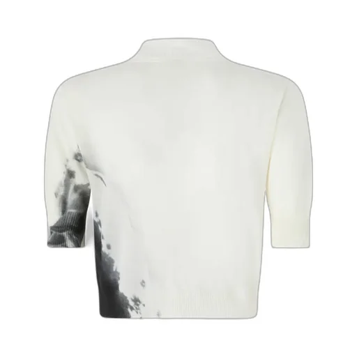 Horse-Print Knit Top