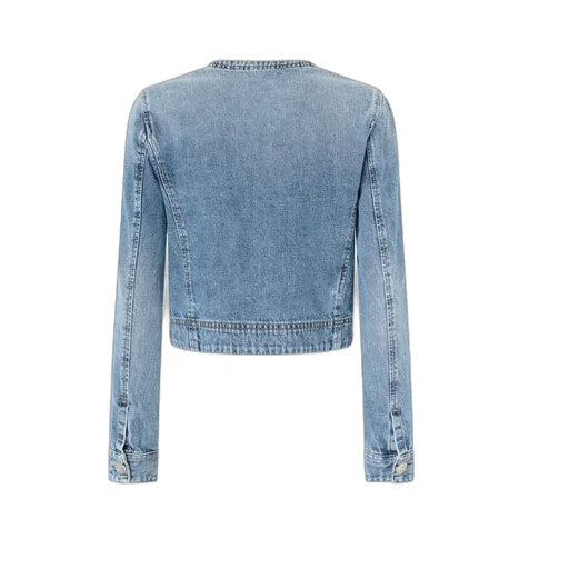 Pinko Crewneck Denim Jacket