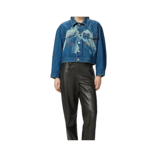 Horse-Print Denim Jacket
