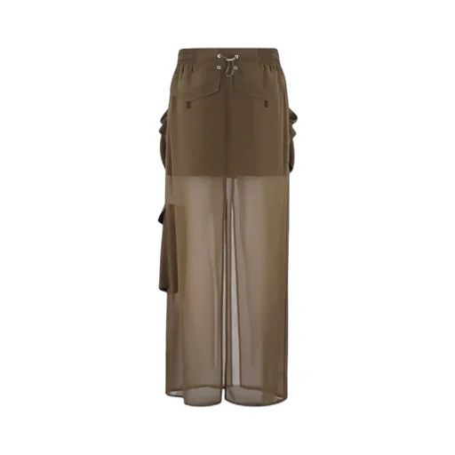 Skirt In Georgette Invece No