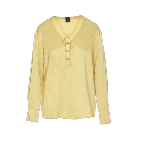 Pinko V-Neck Long-Sleeved Top