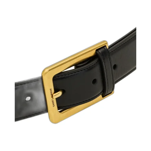 Leather-Loop Belt In Leather