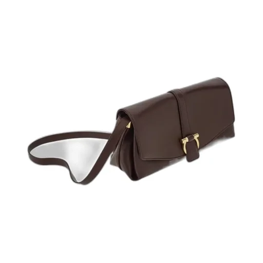 Salvatore Ferragamo Foldover Top Medium Shoulder Bag
