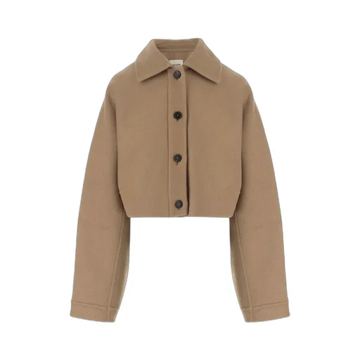 Khaite Button-Up Cropped Jacket