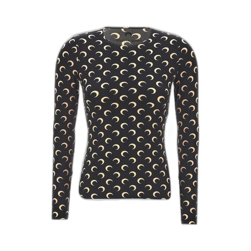 Marine Serre Moon Printed Crewneck T-Shirt