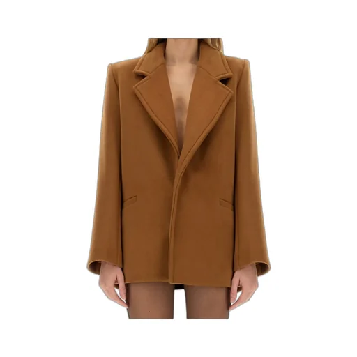 Saint Laurent Single-Breasted Coat