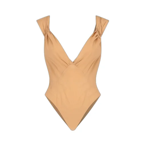 Saint Laurent Cross-Back Sleeveless Bodysuit