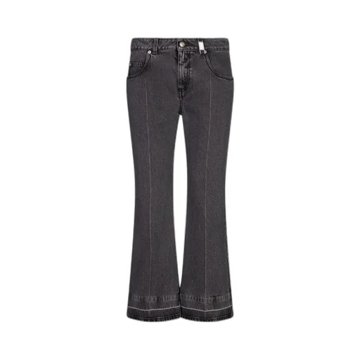 Alexander Mcqueen Flared Cropped Jeans