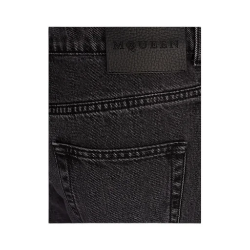 Alexander Mcqueen Flared Cropped Jeans