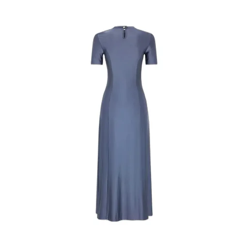 Paco Rabanne Gathered Jersey Midi Dress