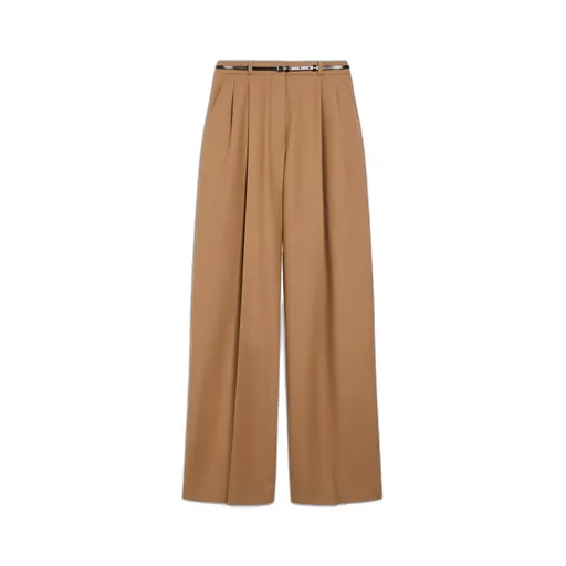 Sportmax Belted Straight Leg Trousers