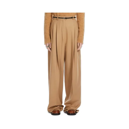 Sportmax Belted Straight Leg Trousers