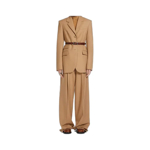 Sportmax Belted Straight Leg Trousers