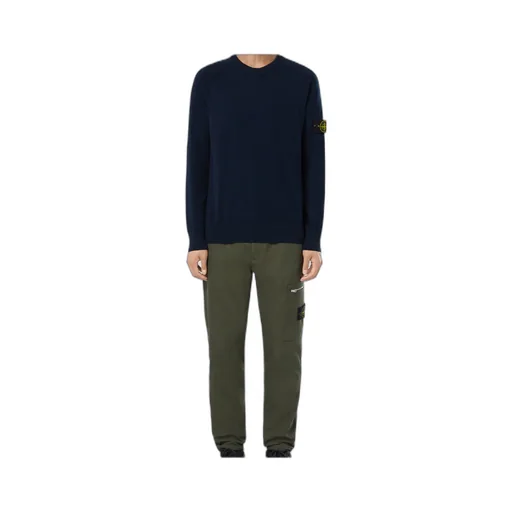 Stone Island Logo Patch Crewneck Sweater