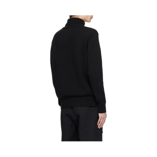 Stone Island Logo Patch Roll Neck Jumper
