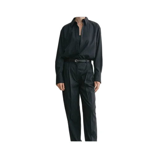 Totme Pleat Detailed Pinstriped Trousers