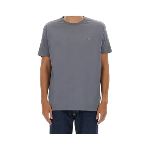 Vivienne Westwood Logo Embroidered Crewneck T-Shirt