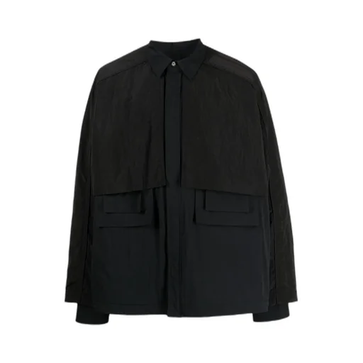 Panelled Lightweight Shirt Jacket