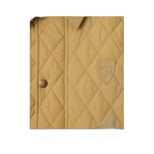 Burberry Logo Patch Quilted Puffer Jacket