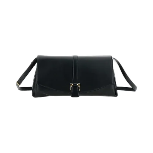 Logo Buckle Shoulder Bag