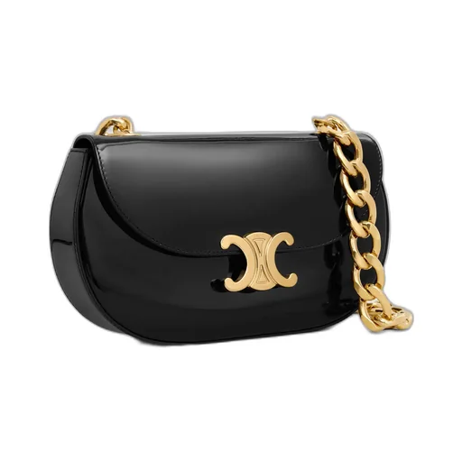 Chain Besace Talulah In Patent Calfskin