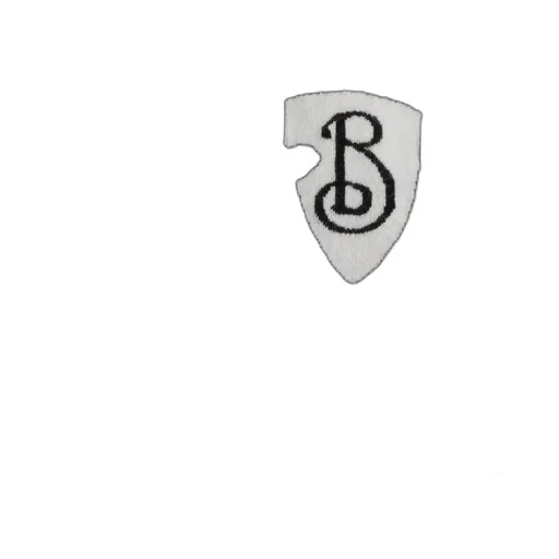 Burberry B Shield Logo Intarsia-Knit Drawstring Hoodie