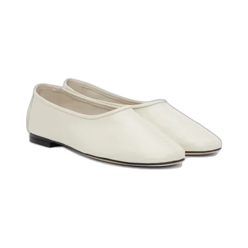 Prudence Creased Round Head Ballet Shoes
