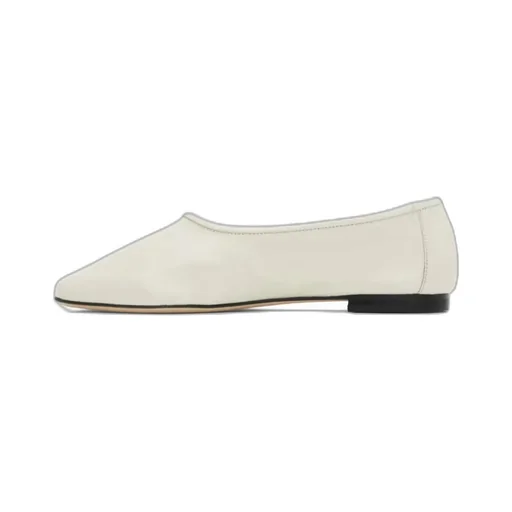 Prudence Creased Round Head Ballet Shoes