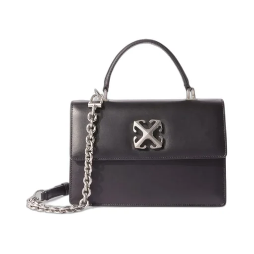 Off-White Jitney 1.4 Logo Plaque Tote Bag