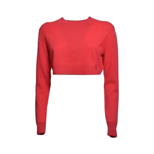 Patou Cropped Knit Sweater