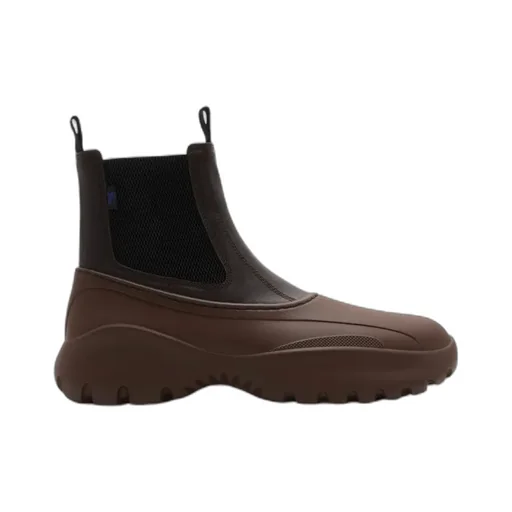 Burberry Panelled Ankle Boots
