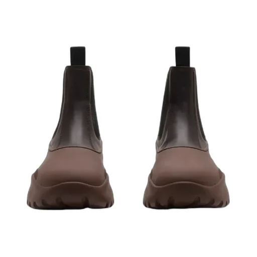 Burberry Panelled Ankle Boots