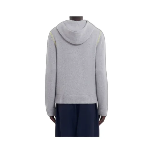 Marni Logo Embroidered Zipped Cardigan