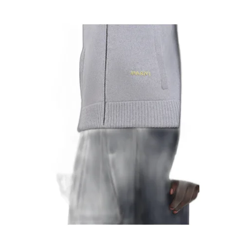 Marni Logo Embroidered Zipped Cardigan