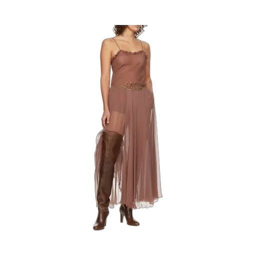 Chloé Ruffled Tulle Tank Top