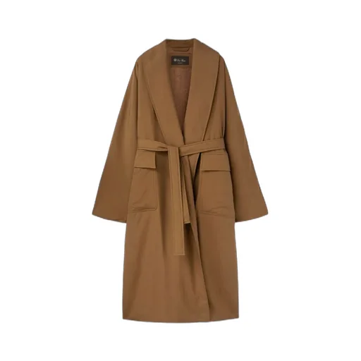 Loro Piana Dwight Long-Sleeved Belted Coat