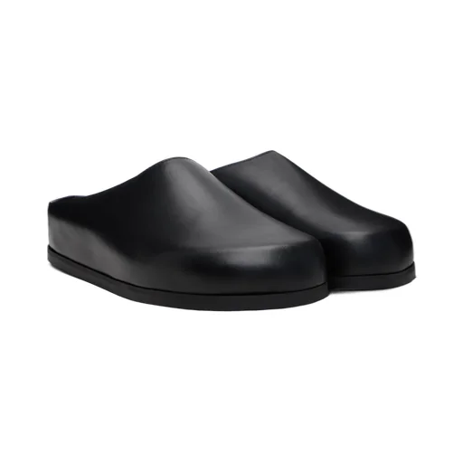 Slip-On Leather Mules