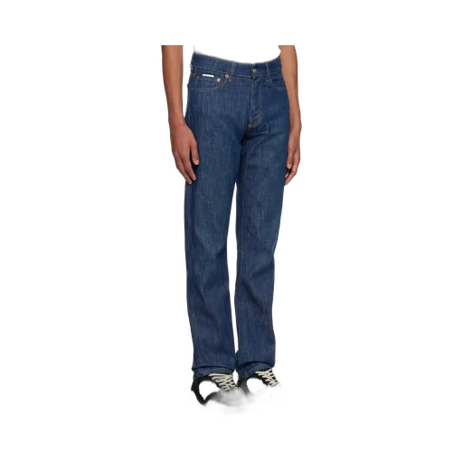 Denim Trousers With Belt Loops