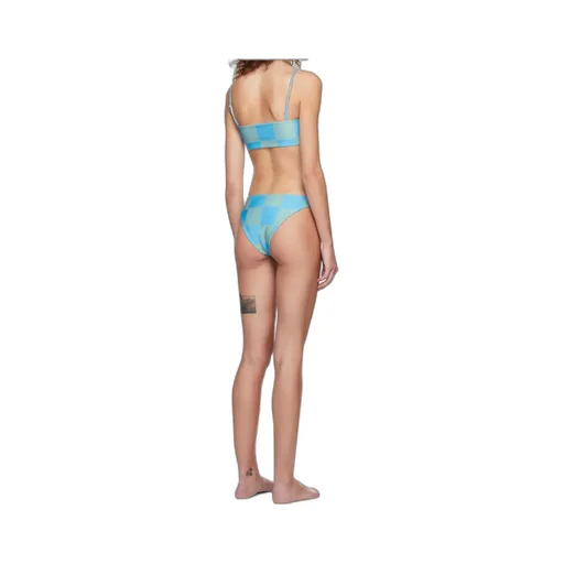 Check Print Bikini Set