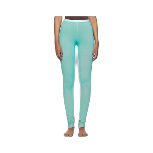 Semi-Transparent Stretch Knit Leggings