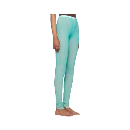 Semi-Transparent Stretch Knit Leggings