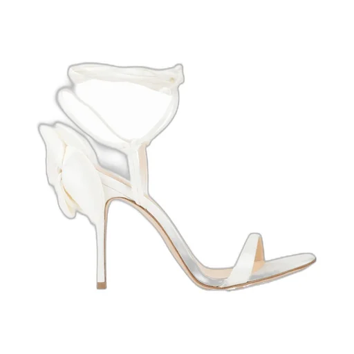 Magda Butrym Double Flower Heel Sandals