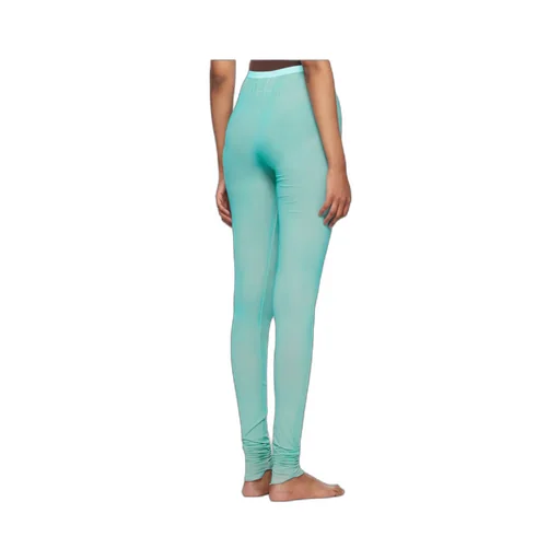 Semi-Transparent Stretch Knit Leggings